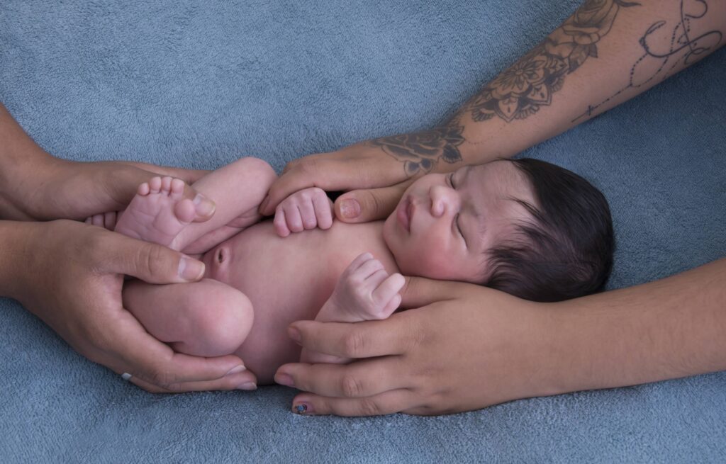 baby hands cold sleeping