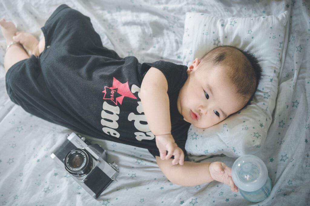 baby choking on milk coming out of nose while sleeping