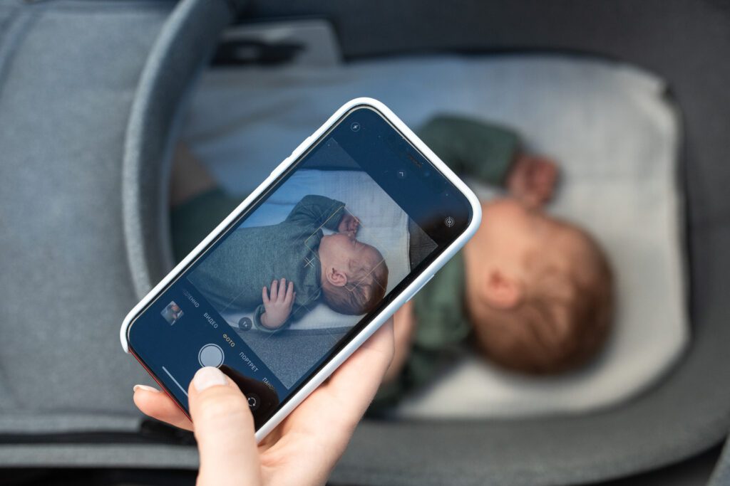 safe baby sleeping positions pictures