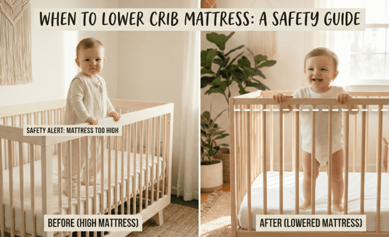 When to Lower Crib Mattress: Safety Timeline by Age & Developmental Milestones